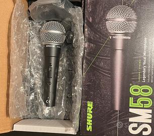 Microfono shure sm58s dinamico per voce