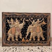 Arazzo decorativo con elefanti -stile orientale