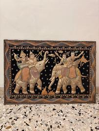 Arazzo decorativo con elefanti -stile orientale