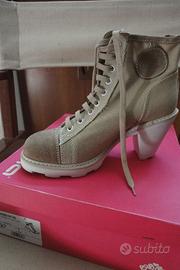 Stivaletti Canvas Fornarina n°37 tacco 8,5 cm