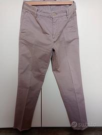 PENCE pantalone donna beige. TG 42 cotone elast