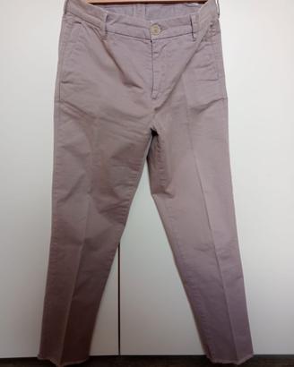 PENCE pantalone donna beige. TG 42 cotone elast