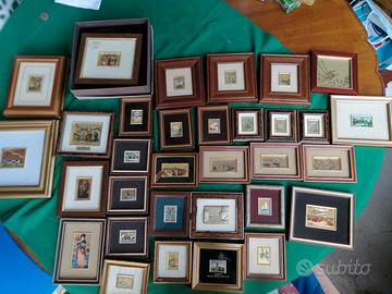 33 quadretti su foglia oro vendibili anche separat