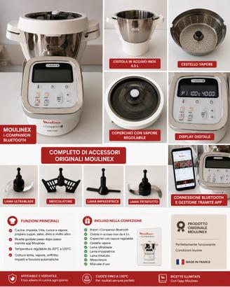 Robot da cucina Moulinex i-Companion bluetooth