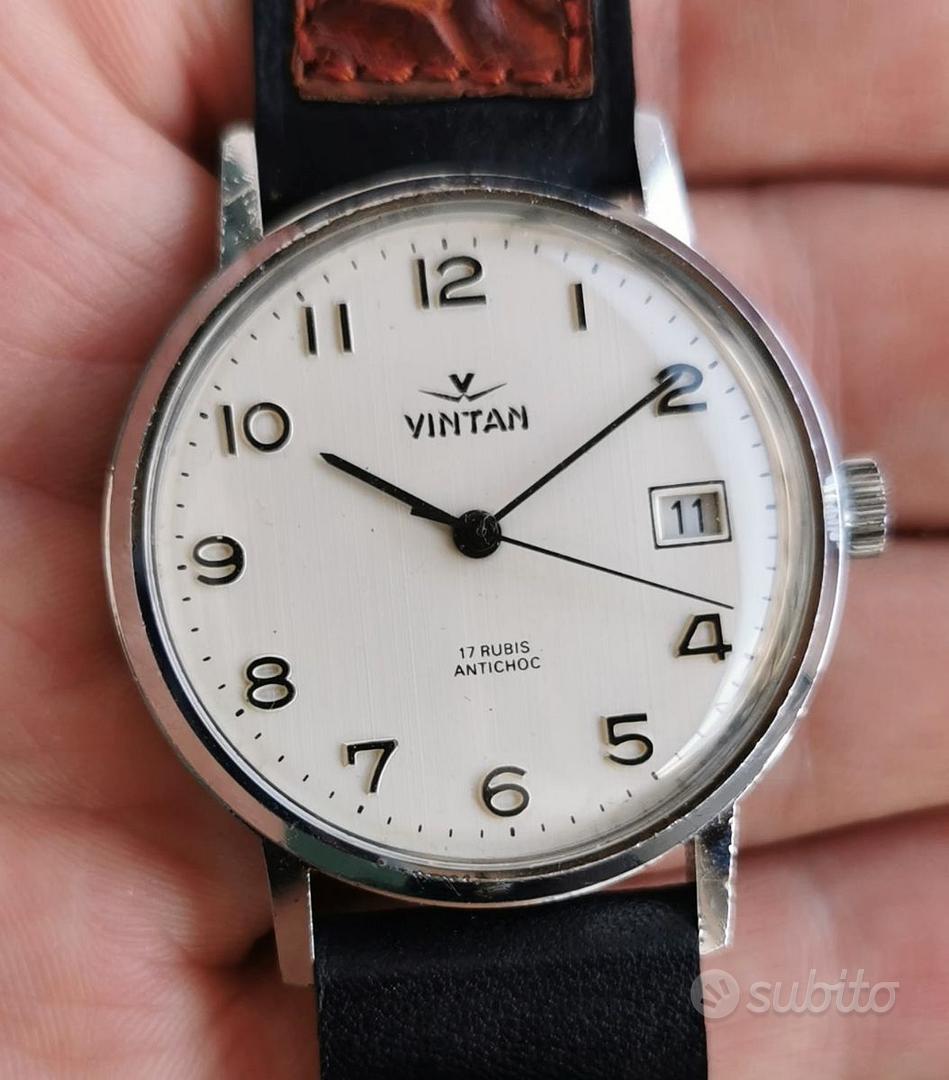 Orologio VINTAN svizzero vintage Abbigliamento e Accessori In vendita a Bergamo
