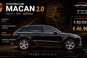 PORSCHE MACAN 2.0 245 CV PDK - UFFICIALE ITALIA - 