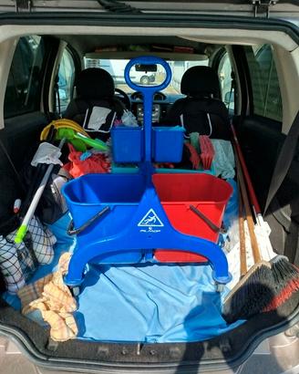 Carrello doppia vasca ecc.