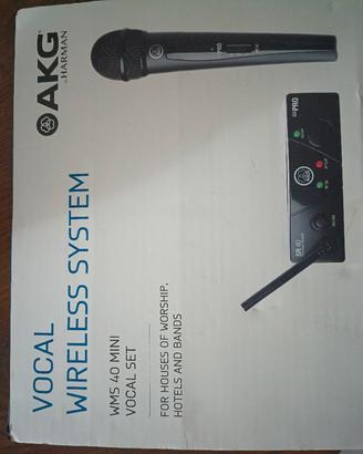 microfono akg  wms 40 mini