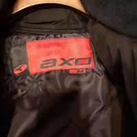 Giaccone da moto impermeabile imbottito con parago