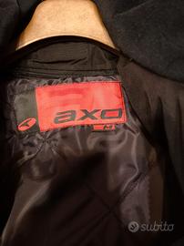 Giaccone da moto impermeabile imbottito con parago