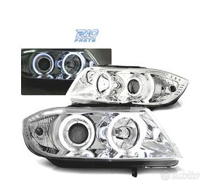 FARI BMW E90 E91 05-08 OCCHI ANGEL CCFL CROMATI