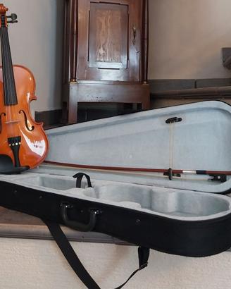 Violino con custodia e pece