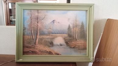 Quadro con paesaggio