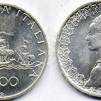 500 lire argento Caravelle, Dante e Quadriga