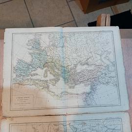 due vecchie mappe del 1800 