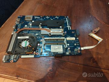 scheda madre con processore funzionante per ricamb