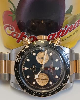 Tudor cronografo black bay acciaio oro permute Pam