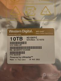 Western Digital 10 tera HD Gold 