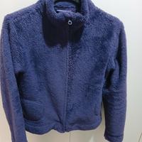 felpa viola con cerniera