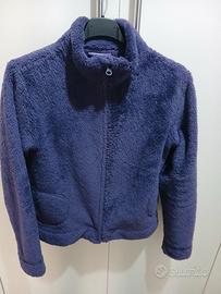 felpa viola con cerniera