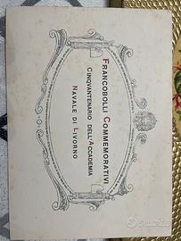 Francobolli commemorativi 1931 accademia Livorno