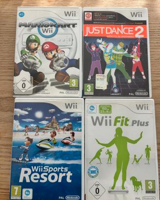 Nintendo Wii + Balance Board + 4 Giochi Completa