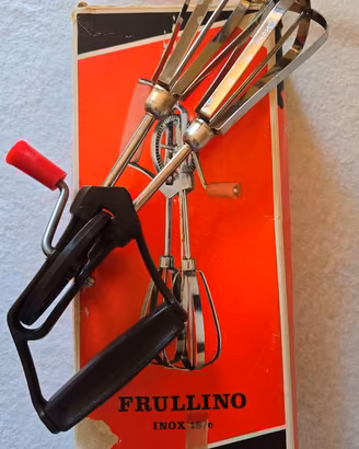 Frullino acciaio inox manuale Vintage