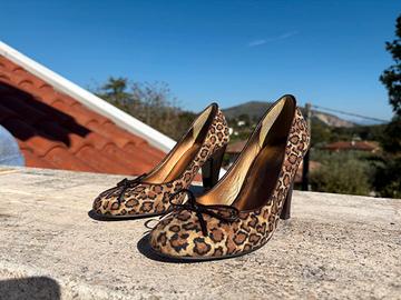 Scarpe con i tacchi maculate, taglia 37