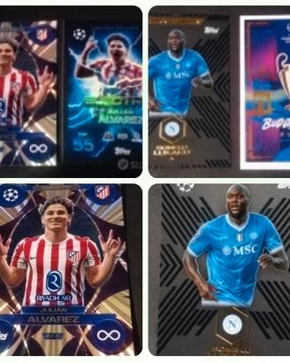 4 CARTE TOPPS MATCH ATTAX