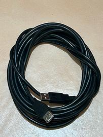 💨 Prolunga USB – 5 Metri – Cavo USB M e Femmina