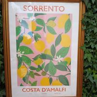 quadro Sorrento con cornice in legno 