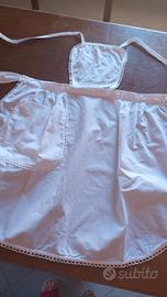 grembiule bianco cosplayer 