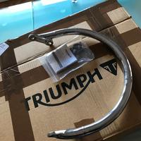 maniglia passeggero triumph bonneville cromata