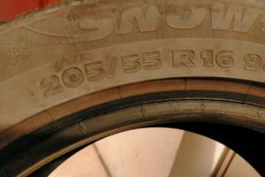 gomme da neve 205/55/16