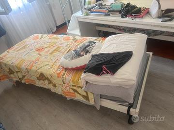 Letto con ruote