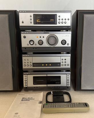 Impianto Hi-Fi Sony MHC-S3 Vintage CD Cassette