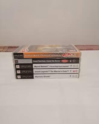 Giochi psp e ps4