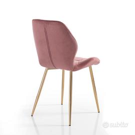 Set 4 sedie Tomasucci “New Kemy Gold Pink”