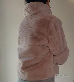 Giacca Pellicciotto sintetico Donna Guess rosa S
