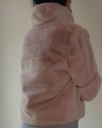 Giacca Pellicciotto sintetico Donna Guess rosa S