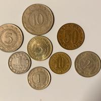 Set monete Jugoslavia