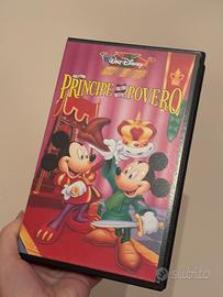 VHS Il principe e il povero - originale Disney