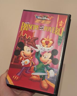 VHS Il principe e il povero - originale Disney