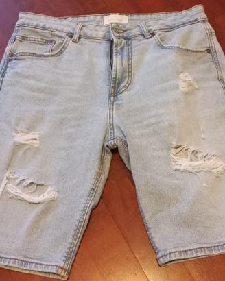 Jeans corto uomo