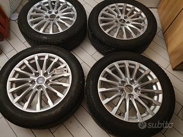 cerchi Audi Q2 17" con gomme estive 215/55/17
