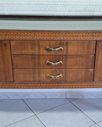 Credenza Vintage Anni ’50 Artigianale in Legno