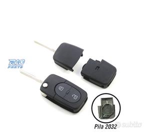 ALLOGGIAMENTO CHIAVE AUDI QUADRATA 2 PULSANTI CON 