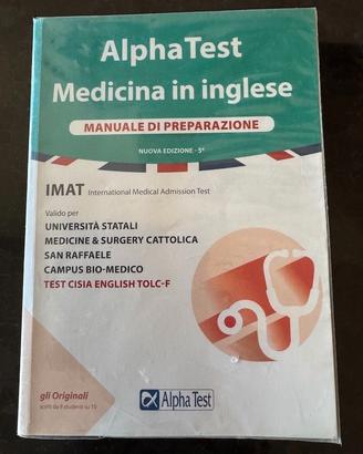 Alphatest:Manuale di preparazione.Medicina in ingl