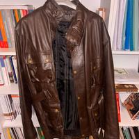 Giacca pelle Bikers Gear Australia marrone 3XL