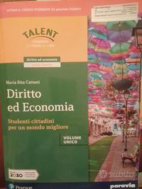 9788839538192 DIRITTO ED ECONOMIA vol. unico